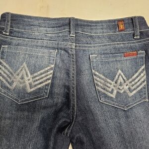 7 For All Mankind A Pocket Relaxed Denim Jeans Blue Women's Size 26